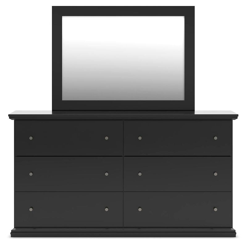 Maribel Twin Panel Bed, Dresser, Mirror and Nightstand