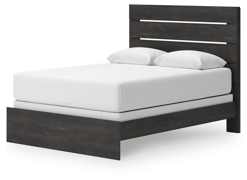 Hollivern Queen Panel Bed, Dresser, Mirror and Nightstand