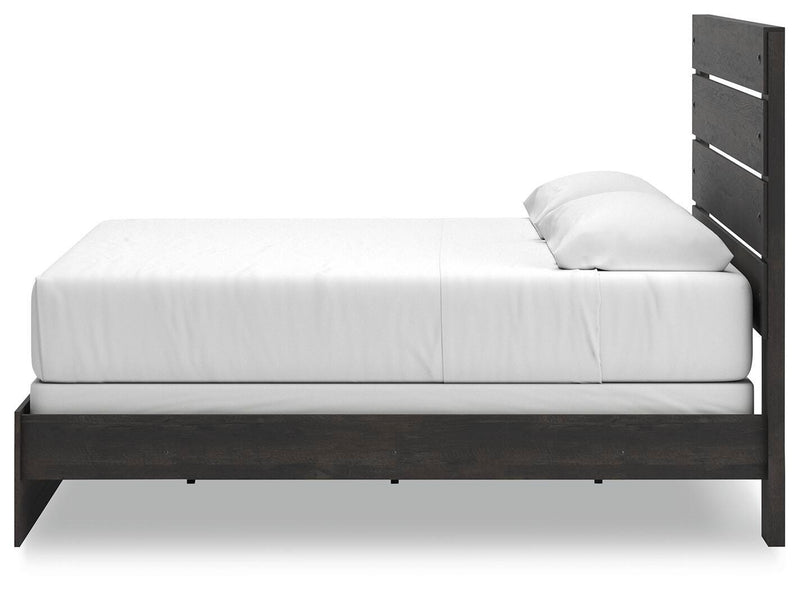 Hollivern King Panel Bed, Dresser and Mirror