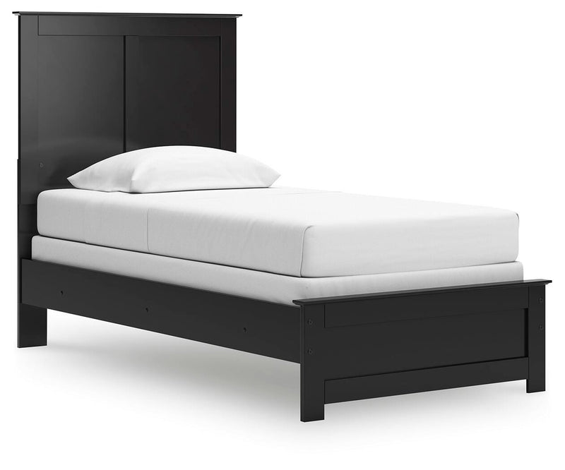 Maribel Twin Panel Bed, Dresser, Mirror, Chest and Nightstand
