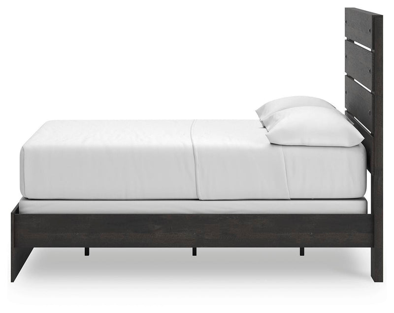 Hollivern Full Panel Bed, Dresser and Mirror