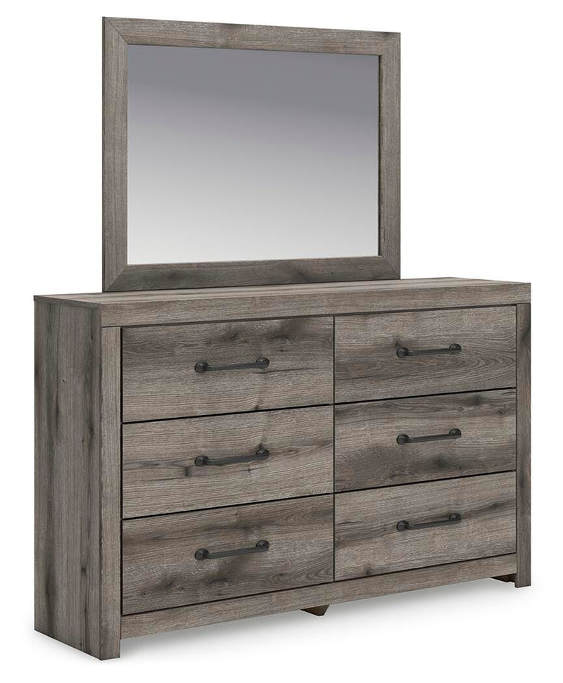 Graystorm Twin Panel Bed, Dresser, Mirror, Chest and Nightstand