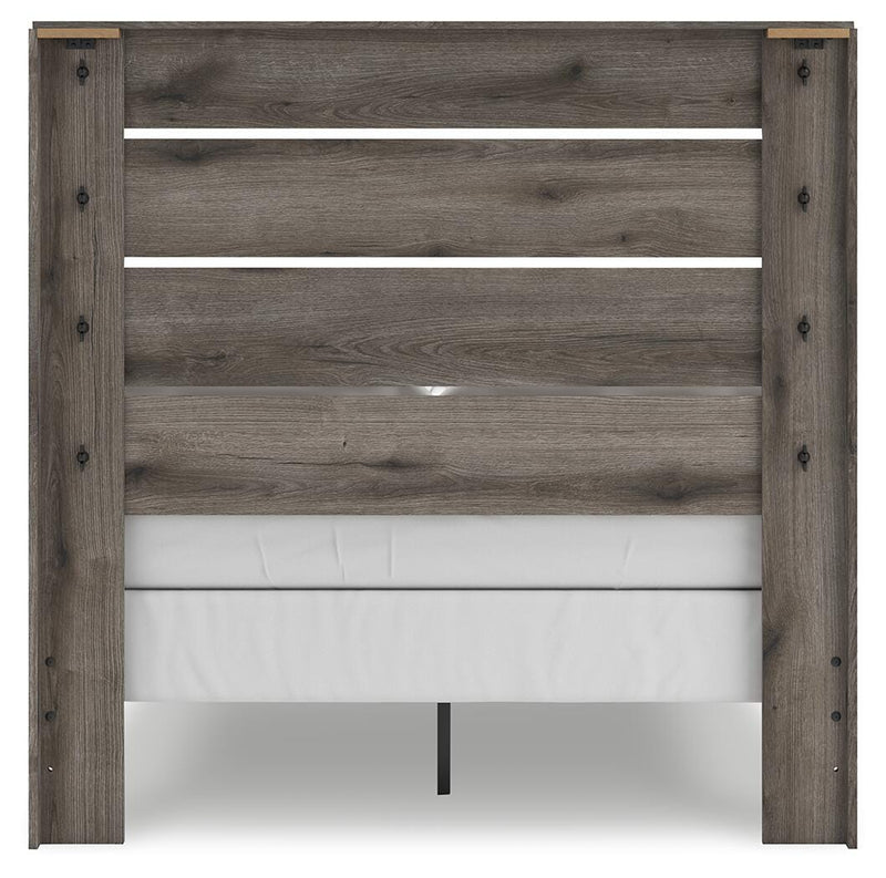 Graystorm Full Panel Bed, Dresser and Mirror