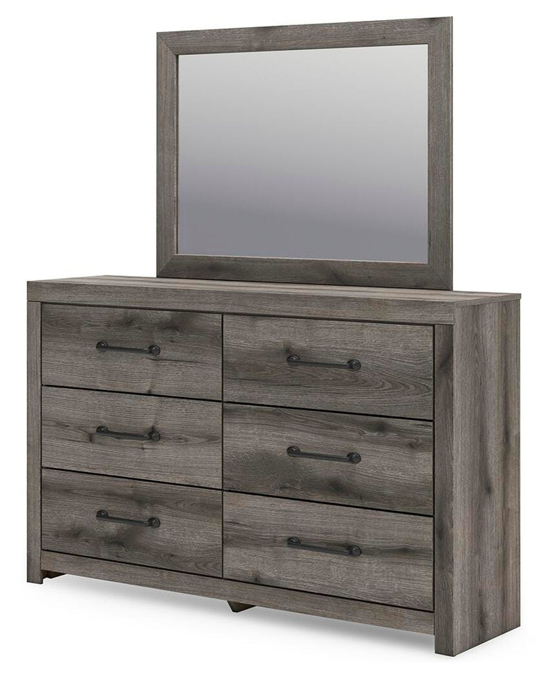 Graystorm Twin Panel Storage Bed, Dresser, Mirror, Chest and Nightstand