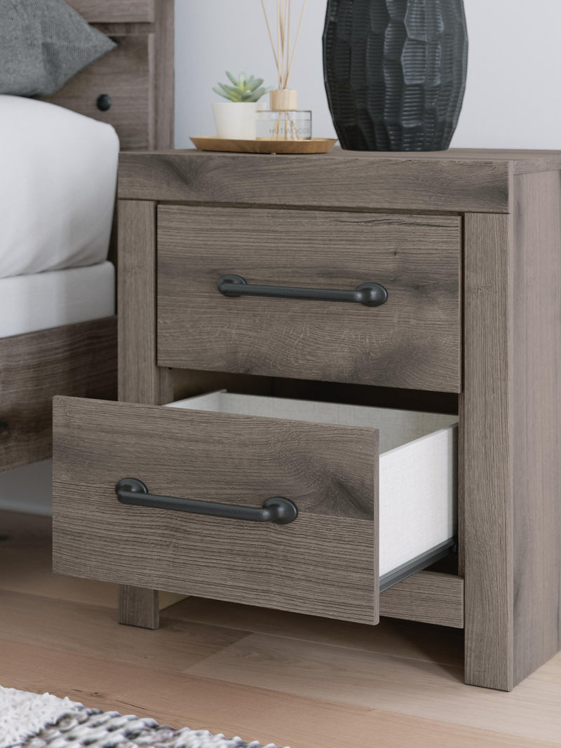 Graystorm Twin Panel Storage Bed, Dresser, Mirror, Chest and Nightstand