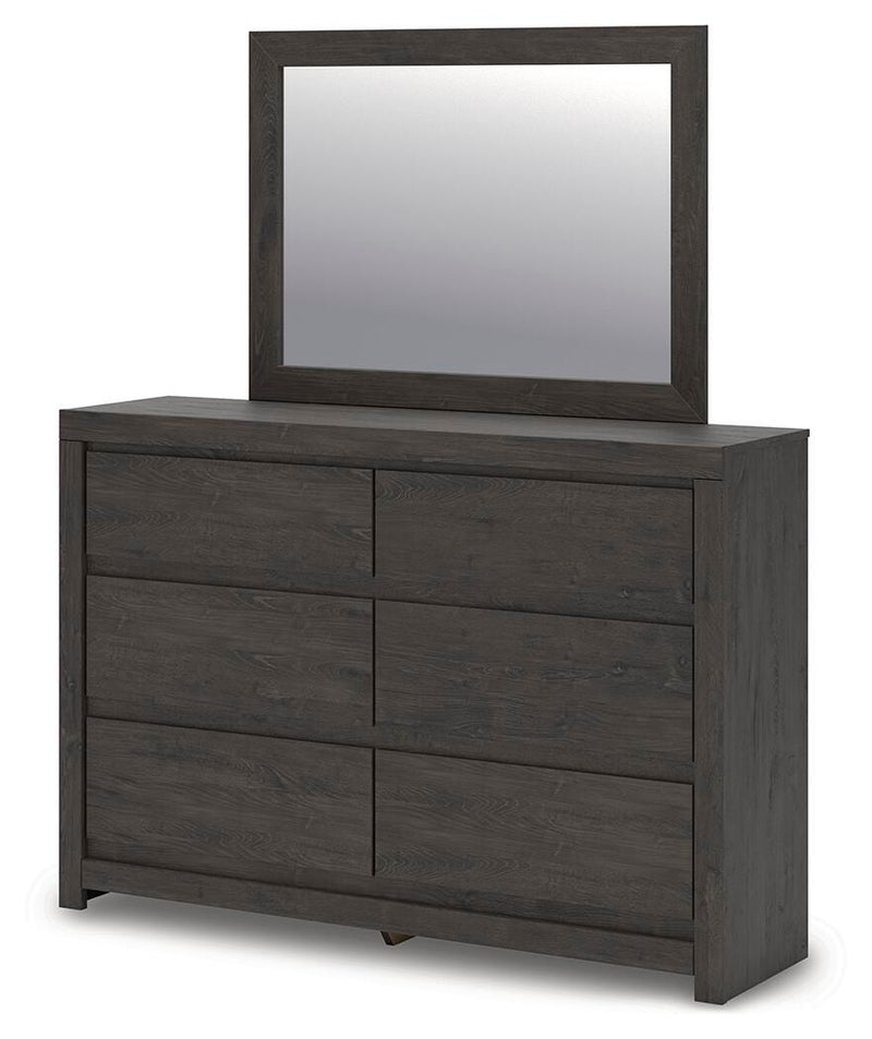 Fraluna Queen Panel Storage Bed, Dresser, Mirror, Chest and Nightstand