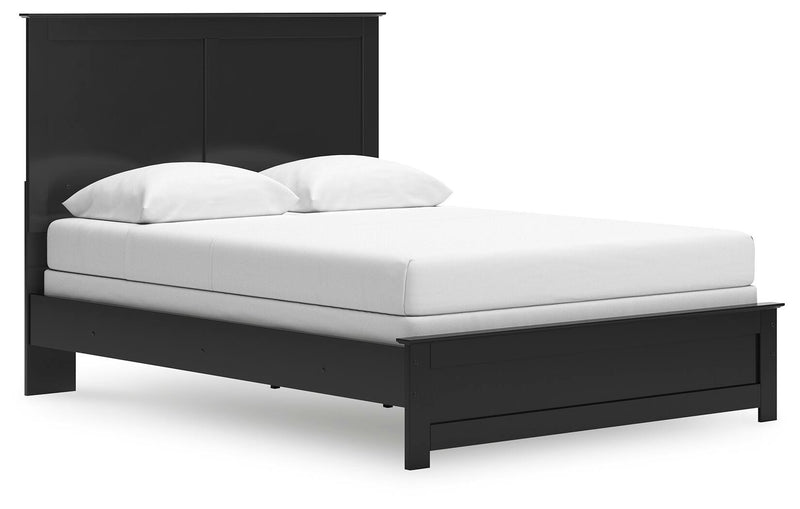 Maribel Queen Panel Bed, Dresser, Mirror, Chest and Nightstand