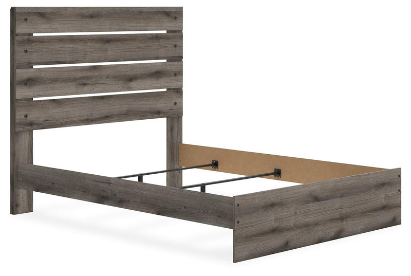 Graystorm Queen Panel Bed, Dresser, Mirror, Chest and Nightstand