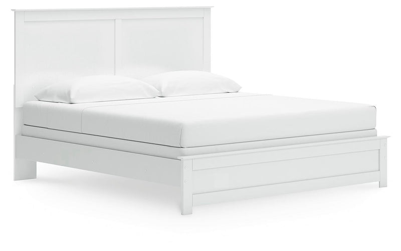 Bostwick Shoals King Panel Bed, Dresser and Mirror