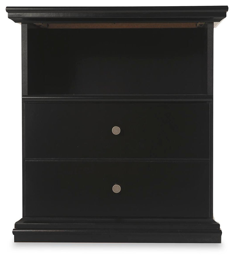 Maribel King Panel Bed, Dresser, Mirror, Chest and Nightstand