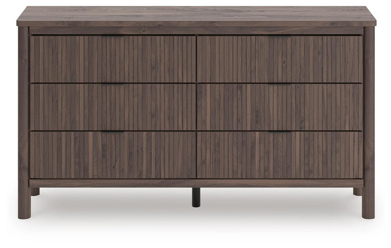Pamytta King Panel Platform Bed, Dresser, Mirror and Nightstand