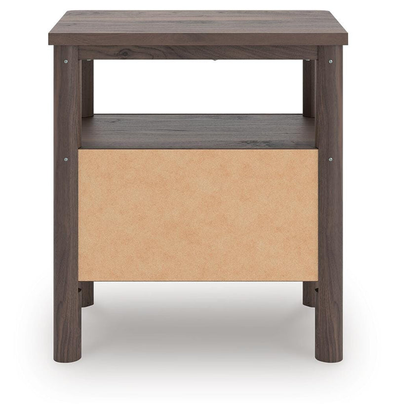Pamytta Twin Panel Platform Bed, Dresser, Mirror, Chest and Nightstand