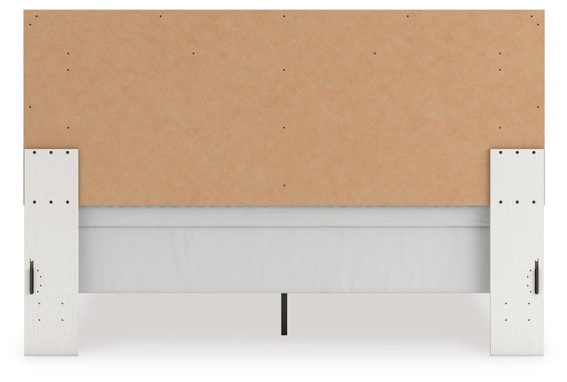 Zuraleus King Upholstered Panel Bed, Dresser, Mirror and Nightstand