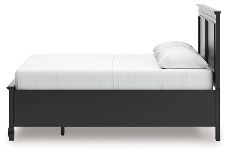 Lanolee Queen Panel Storage Bed, Dresser and Mirror