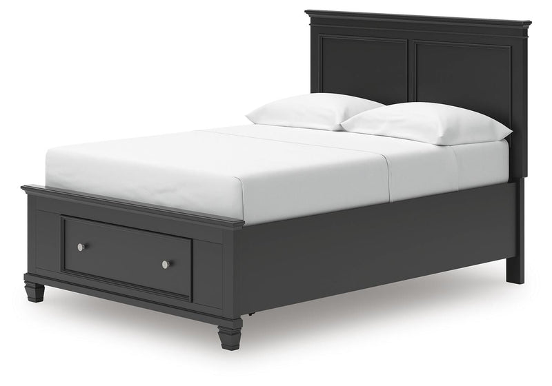 Lanolee Full Panel Storage Bed, Dresser and Mirror