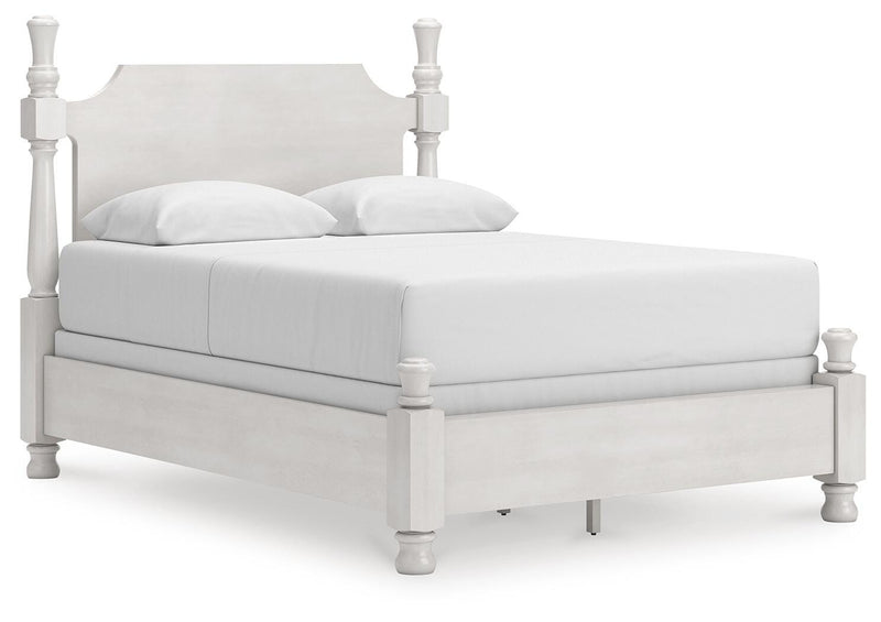 Rowlenstown Queen Poster Bed, Dresser and Mirror