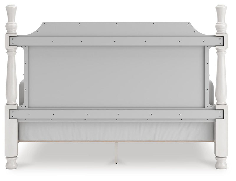 Rowlenstown King Poster Bed, Dresser, Mirror and Nightstand