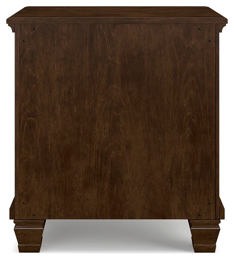 Danabrin King Panel Storage Bed, Dresser, Mirror and Nightstand