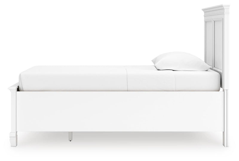 Fortman Twin Panel Storage Bed, Dresser and Mirror