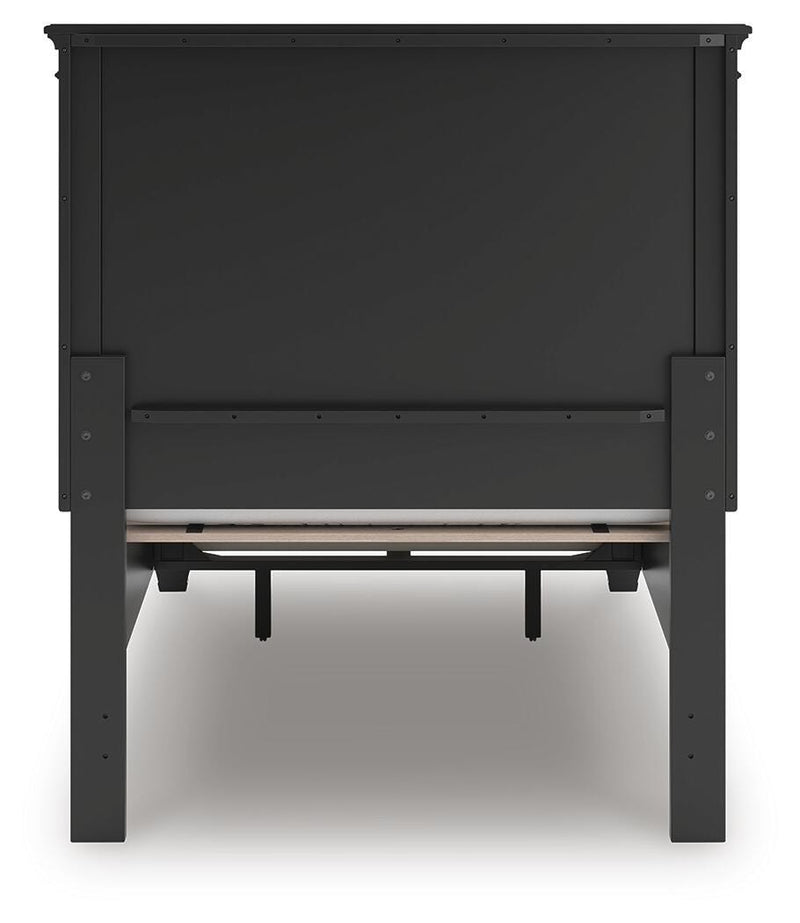 Lanolee Twin Panel Storage Bed, Dresser and Mirror