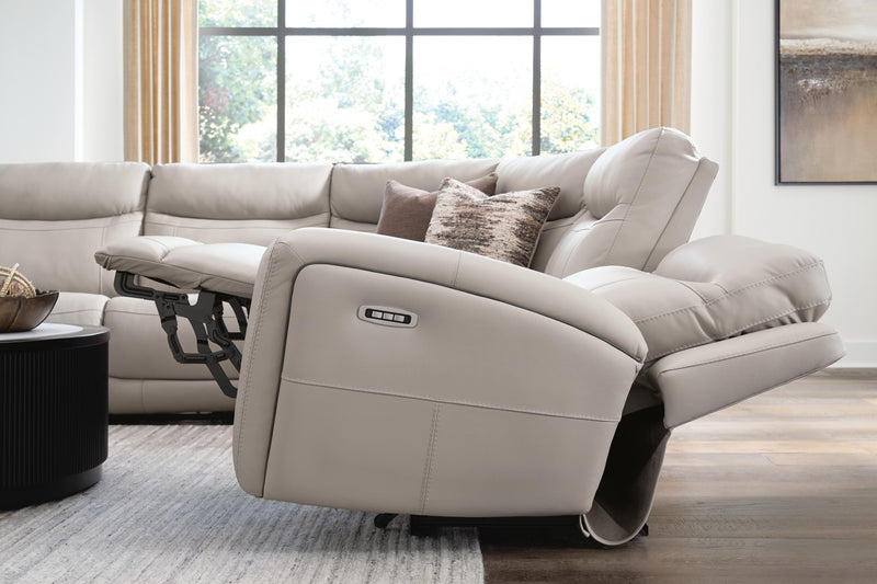 Gravier 6-Piece Power Reclining Sectional with Storage Console