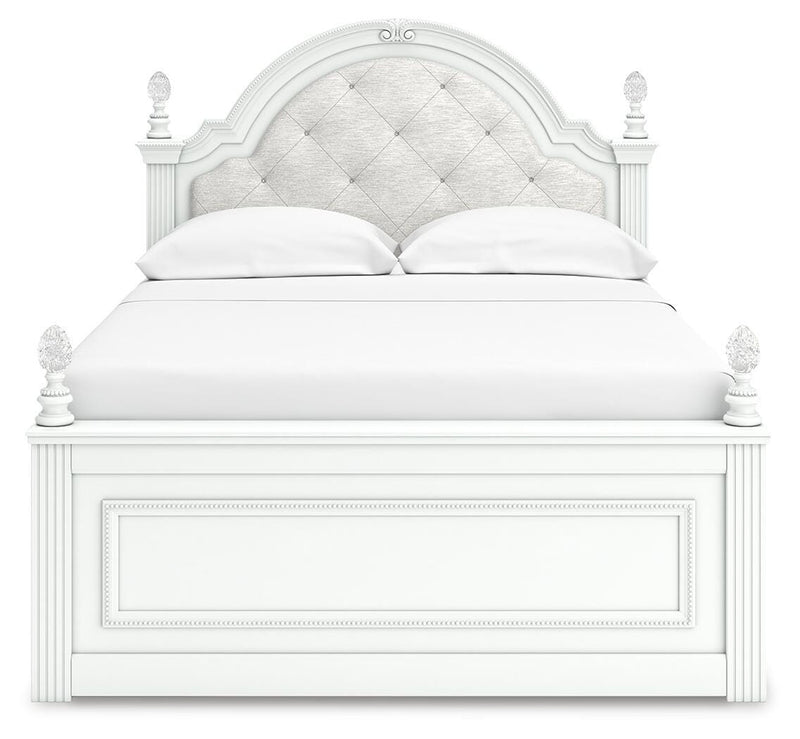 Kozlani Full Upholstered Panel Bed with Storage