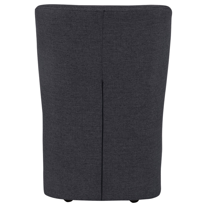 Jaelynn Upholstered Parsons Dining Side Chair Charcoal (Set of 2)