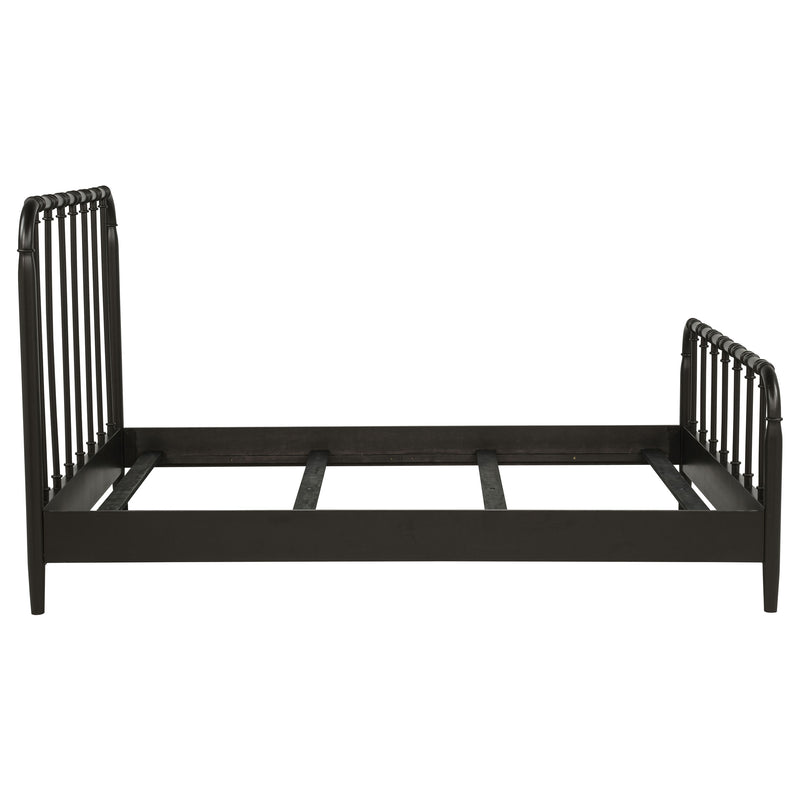 Rocco All Wood Water Pipe Open Frame Queen Bed Dark Bronze
