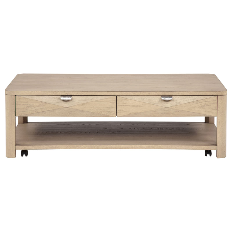 Marcelo 3-piece Coffee Table Set with Storage Light Elm