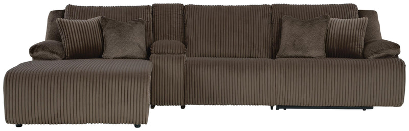Top Tier 4-Piece Reclining Sectional with Chaise