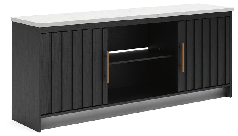 Cadmori XL TV Stand w/Fireplace Option