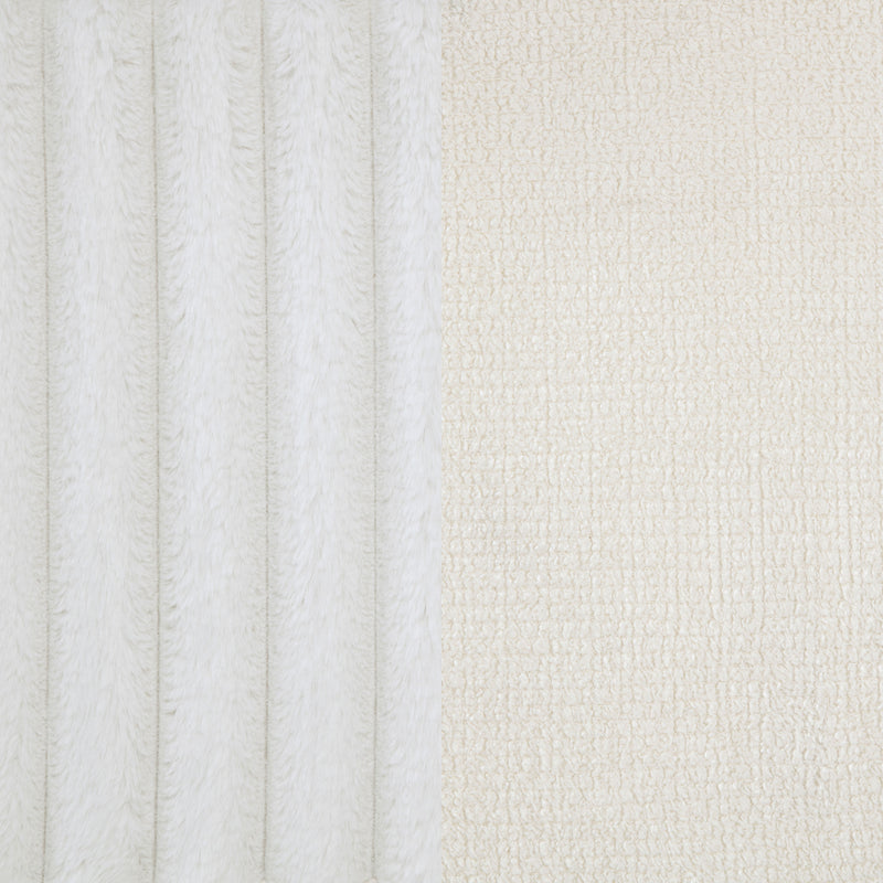 Natasha 65-inch Upholstered Queen Wingback Bed Cream