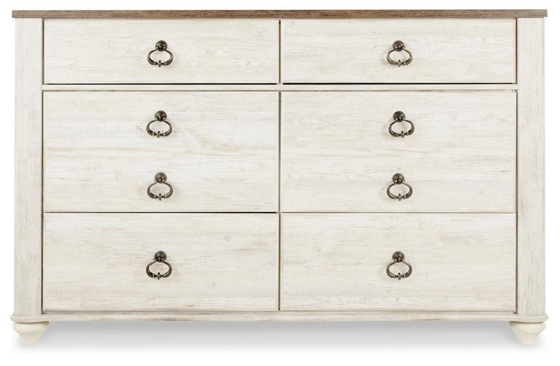 Willowton Six Drawer Dresser