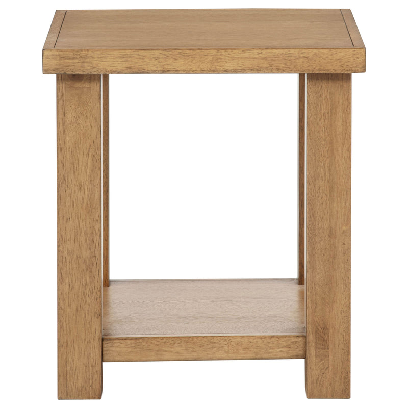 Beasley 3-Piece Wood Coffee Table Set Golden Oak