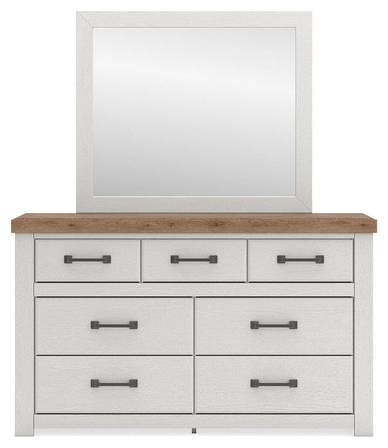 Savonport King Panel Bed. Dresser, Mirror and Nightstand