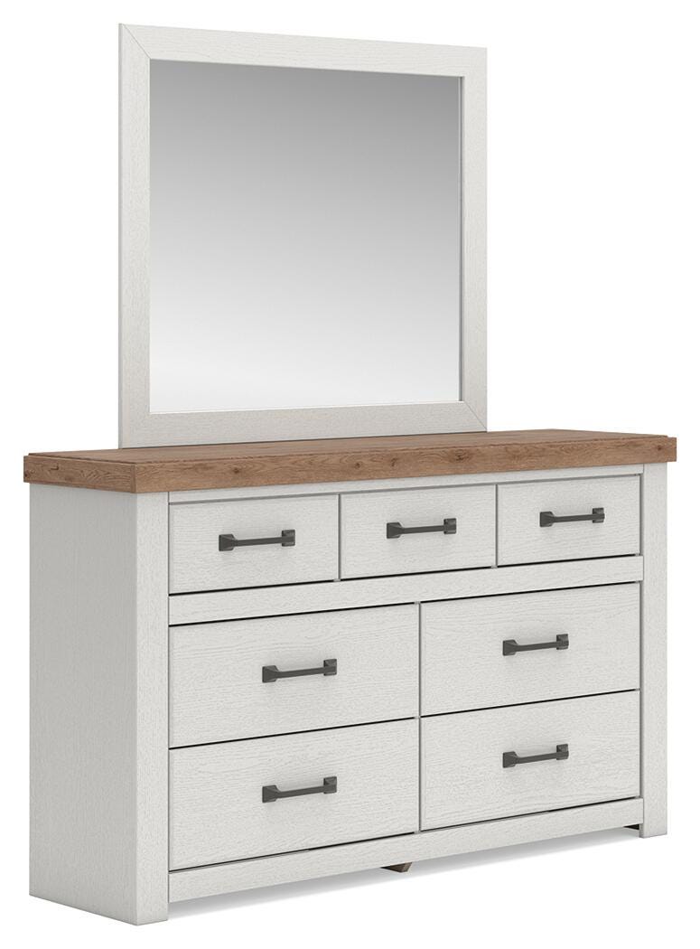 Savonport King Panel Bed, Dresser and Mirror