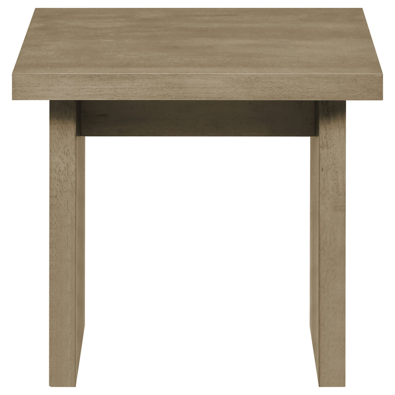 Decker 3-piece Coffee and End Table Set Natural Oak