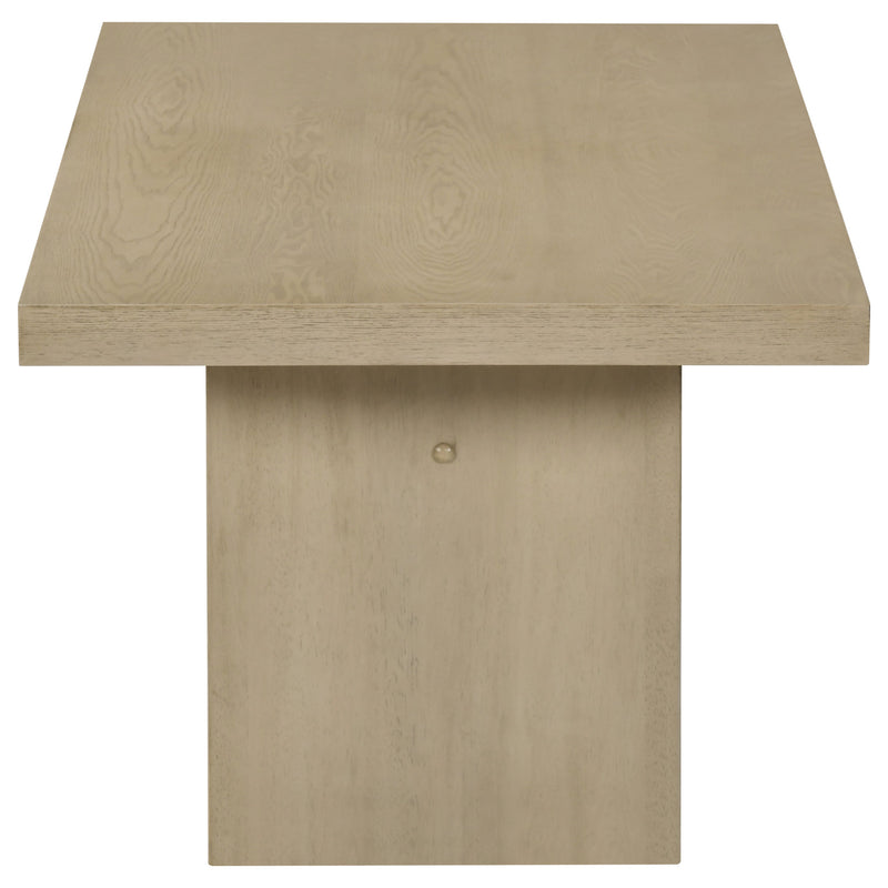 Decker 3-piece Coffee and End Table Set Natural Oak