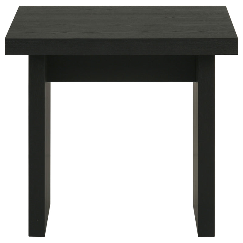 Decker 2-piece Coffee and End Table Set Black