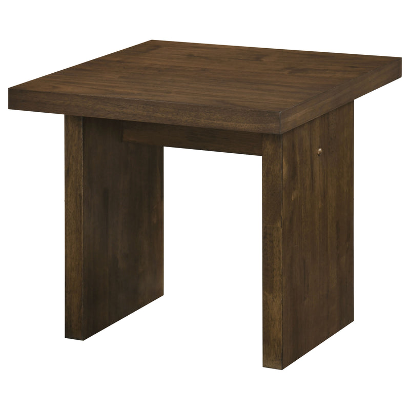 Decker Square Occasional Side End Table Walnut