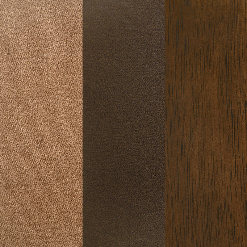 Randolph Upholstered Counter Height Chair Butterscotch and Brown (Set of 2)