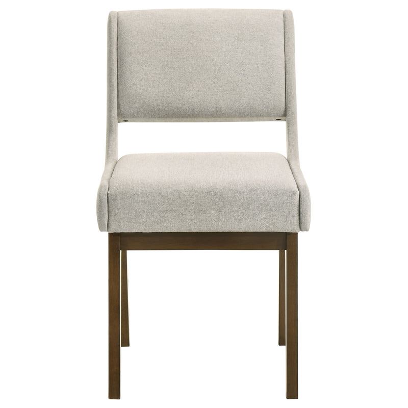 Galindo Upholstered Dining Side Chair Light Grey (Set of 2)