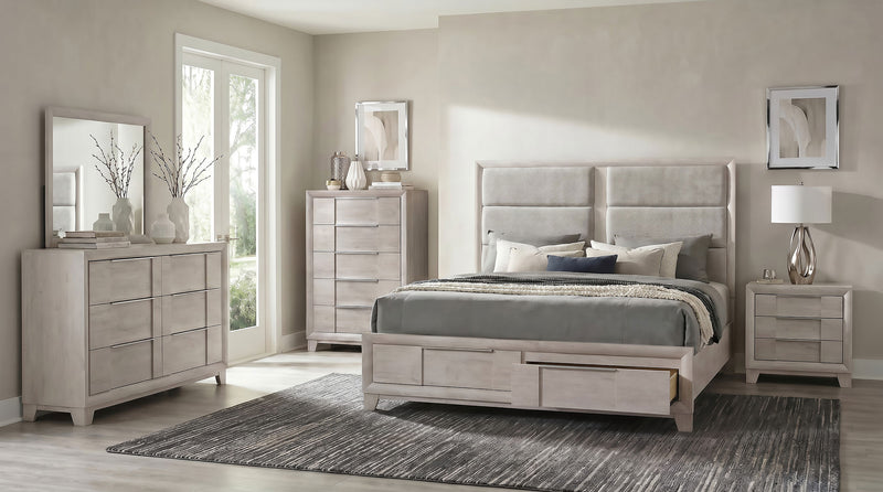 Farre 6-drawer Dresser Washed Grey