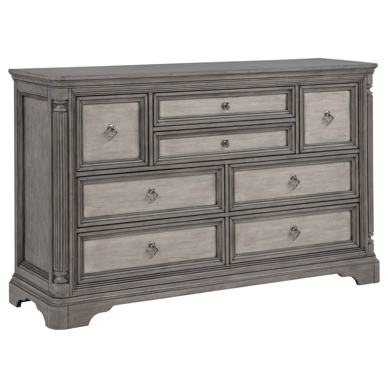 Cresswell 4-piece Eastern King Storage Bedroom Set Weathered Taupe