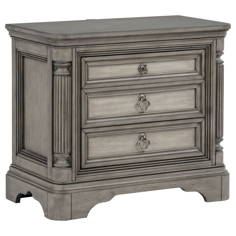 Cresswell 4-piece Queen Storage Bedroom Set Weathered Taupe