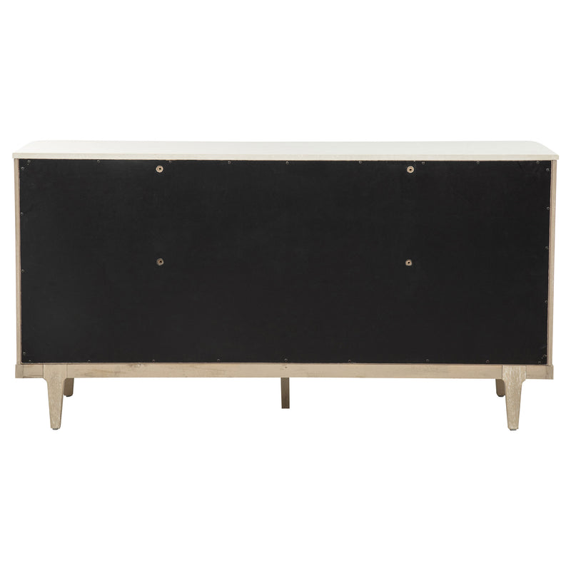Lucaire 6-drawer Dresser Cabinet Sandstone