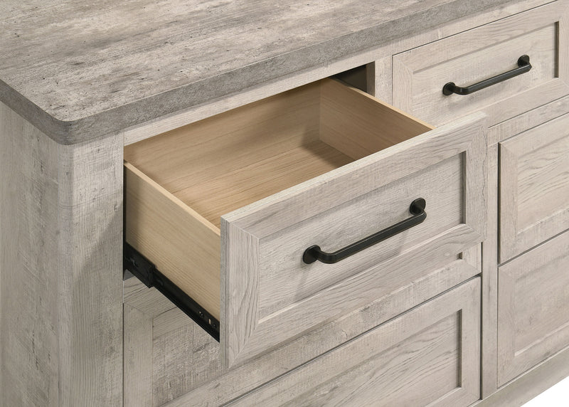 DRESSER WITH MIRROR