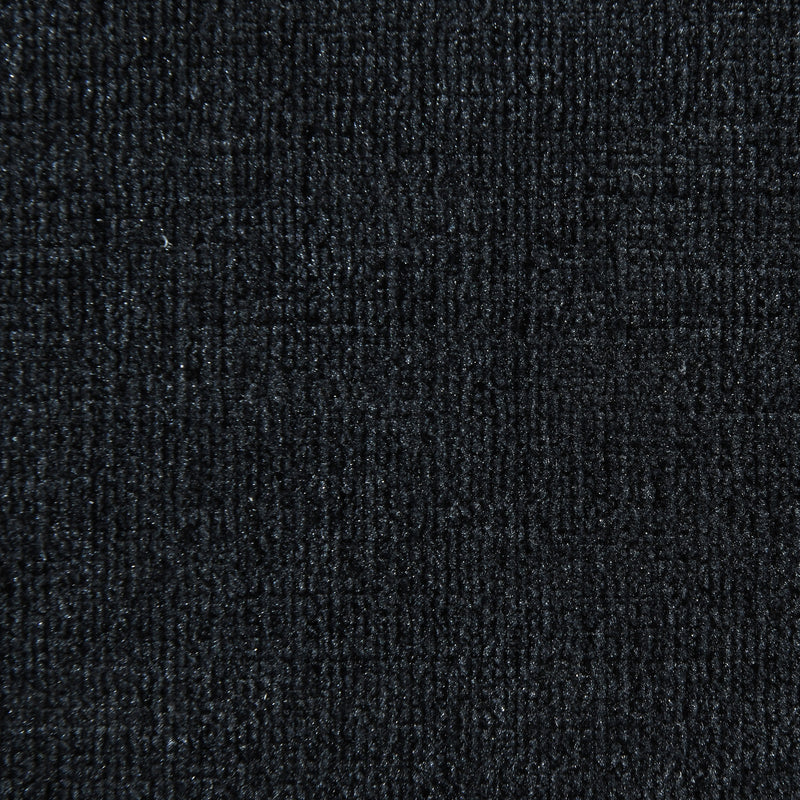 Summer Chenille Upholstered Channel Accent Bench Black