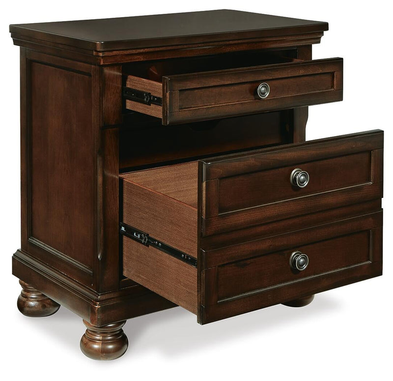 Porter Two Drawer Night Stand