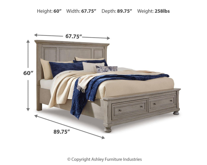 Lettner Queen Panel Storage Bed